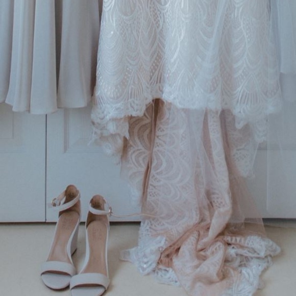 Naturalizer 'Kierra' Wedge Sandal in Alabaster 7.5 - Picture 3 of 3